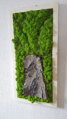 Machový obraz s prírodnou kôrou 100cm x 45cm