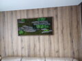 Machový obraz- lesný + provence mach a kôra 50cm x 100cm 