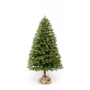 Umelý 3D vianočný stromček- Jedľa exclusive na pni 210cm