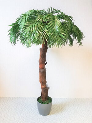 Umělá palma- tmavá s kůrou 130 cm
