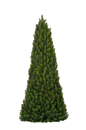 Umelý vianočný stromček na stenu malý- 110cm