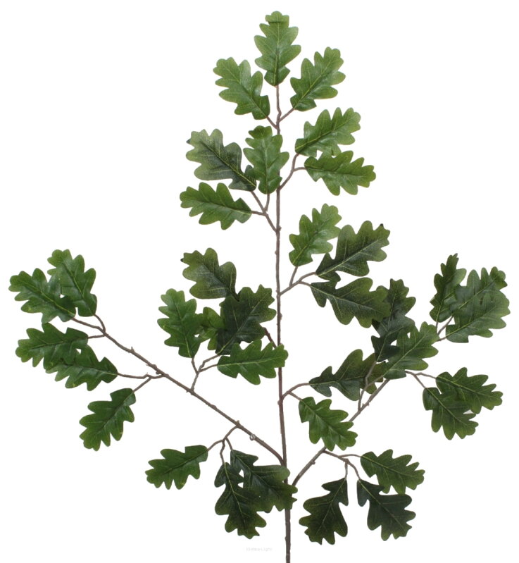 Umelý list- dub zelený 75cm