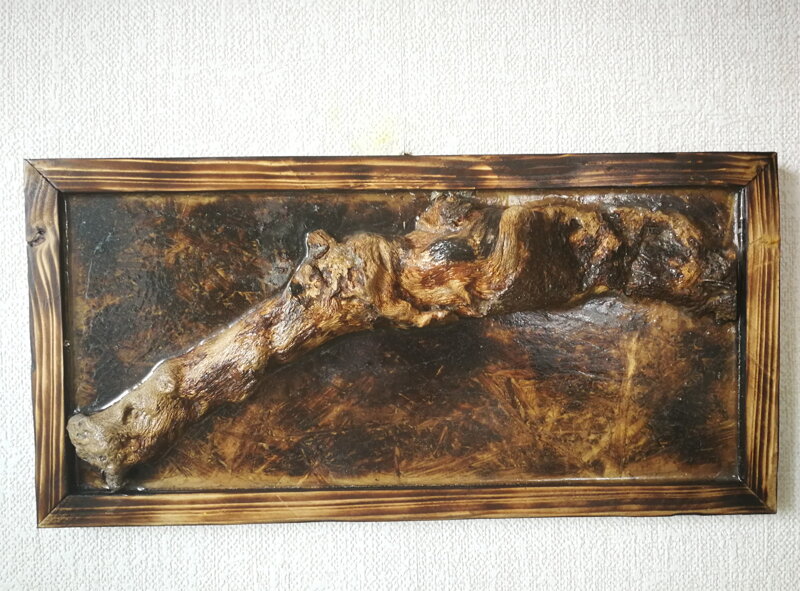 Prírodný obraz v epoxide 25cm x 50cm Prírodný obraz v epoxide 25cm x 50cm