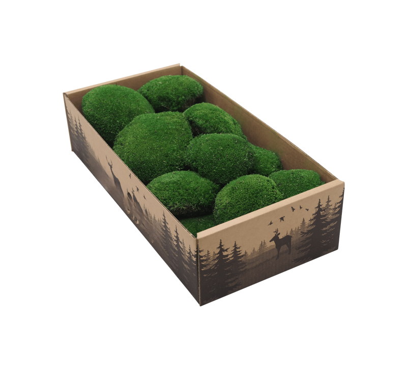 Stabilizovaný kopčekový mach tmavozelený (0.1m²) 