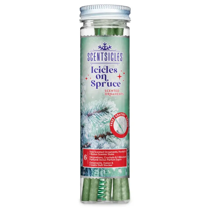 Vonné tyčinky na stromček- Icicles on Spruce 6 ks