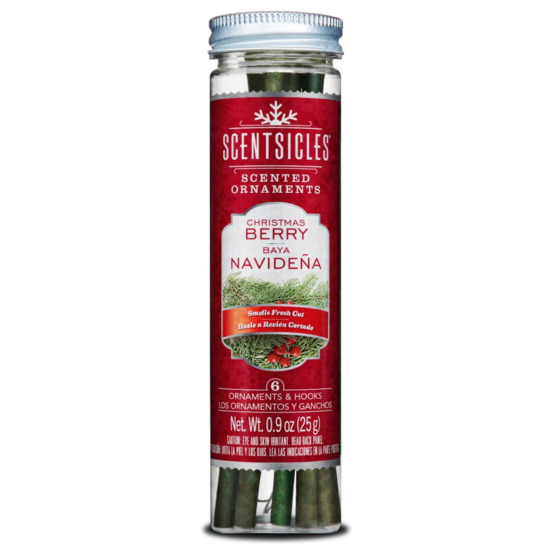 Vonné tyčinky na stromček- Scentsicles Christmas Berry 6ks.