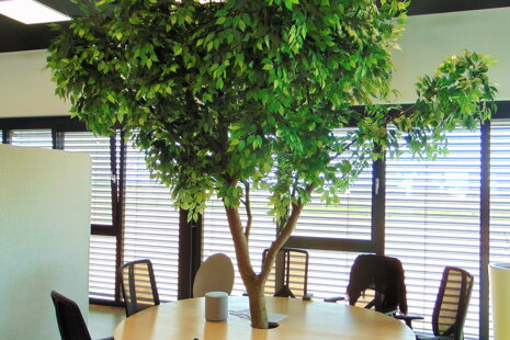 Ako skrášliť interiér pomocou umelých stromov